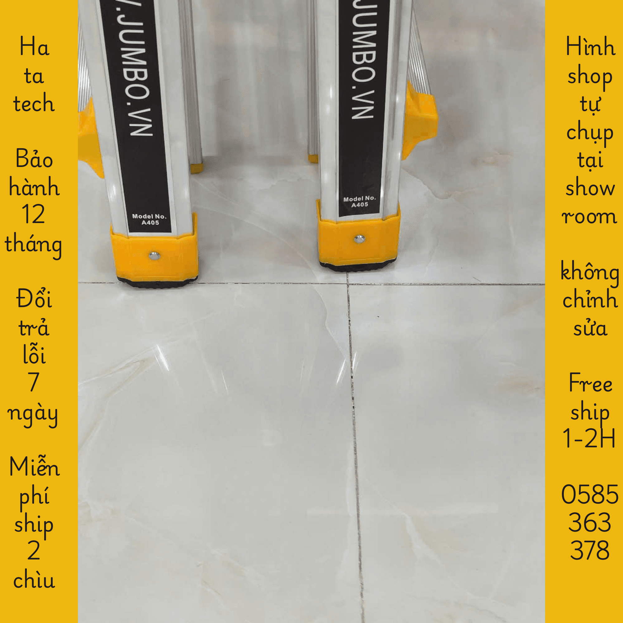 Thang rút chữ A 2.5m Jumbo Bao ship gấp 1-2H TPHCM lân cận 6 mua thang rút chữ a